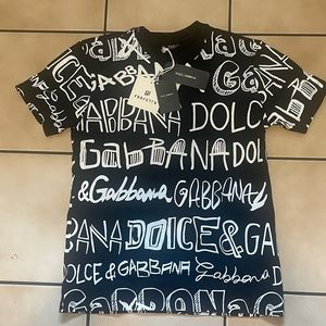 Men’s black and white new dolce & gabbana